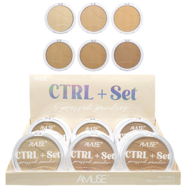 AMUSE CTRL SET PRESSED POWDER (24 UNITS)