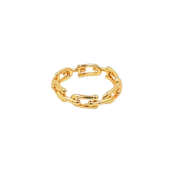 18K HARDWEAR LINK RING