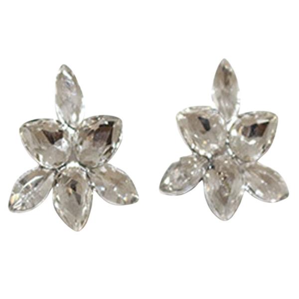 RHINESTONE POST EARRING
