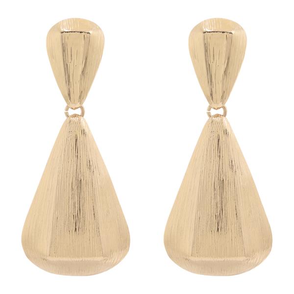 TEXTURED DROP DESIGN EARRING