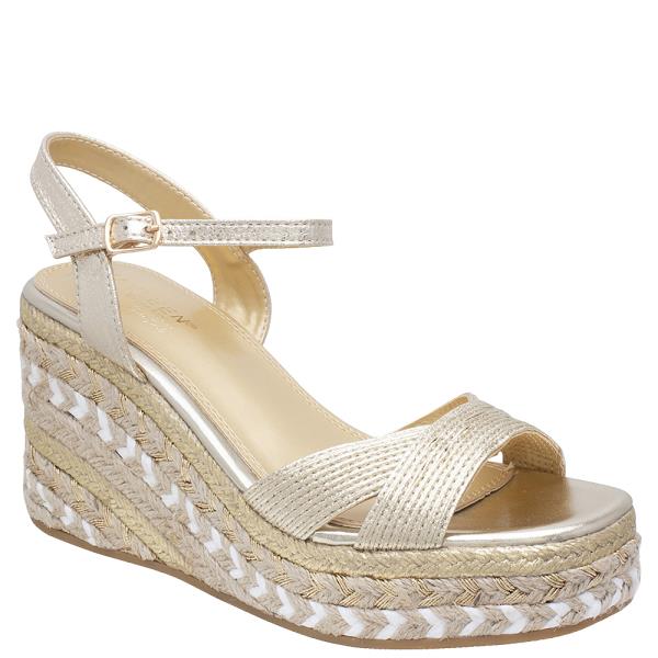 ETA-7DAYS OPEN CRISSCROSS ANKLE DESIGN WEDGE
