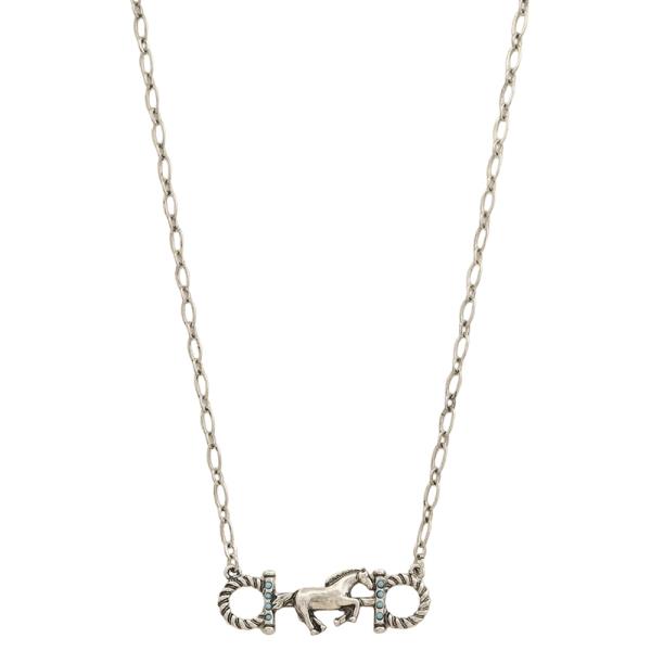 WESTERN HORSE BIT STATION NECKLACE