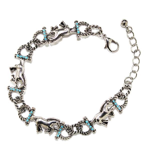 WESTERN STYLE HORSEBIT CHAIN BRACELET