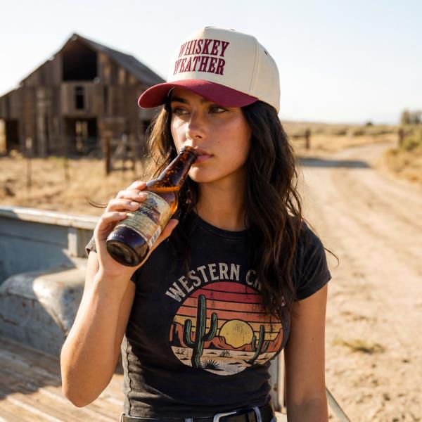 CC WHISKY WEATHER TRUCKER HAT