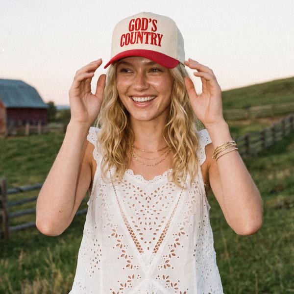 CC GODS COUNTRY TRUCKER HAT