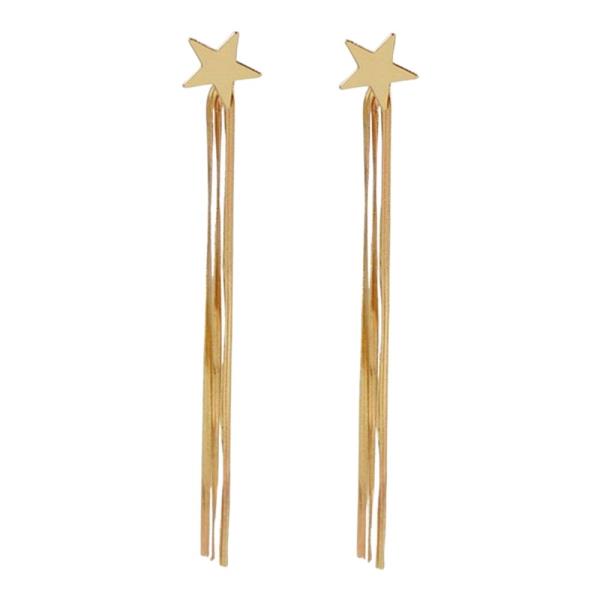STAR BAR DANGLE EARRING