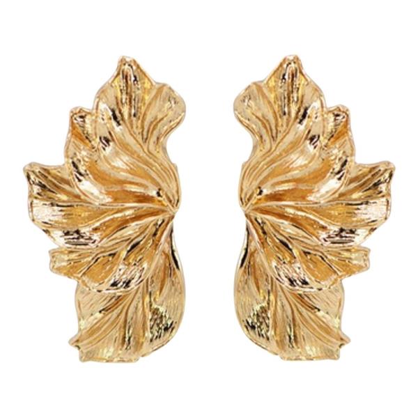 METAL FAN STUD EARRING