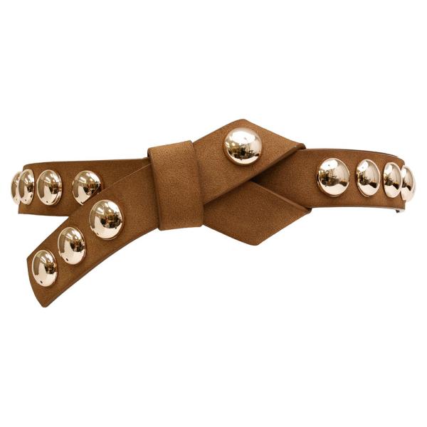 METAL STUDDED KNOT BELT