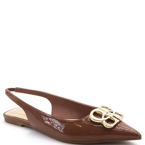POINTED TOE SLINGBACK W ORNAMENT
