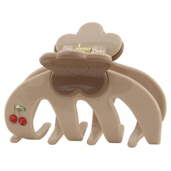CHERRY FLOWER CLAW HAIR CLIP