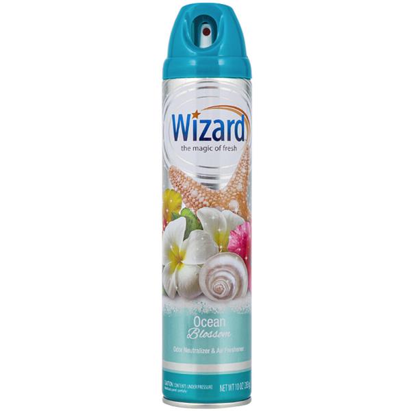 WIZARD ODOR NEUTRALIZER AND AIR FRESHENER OCEAN BLOSSOM