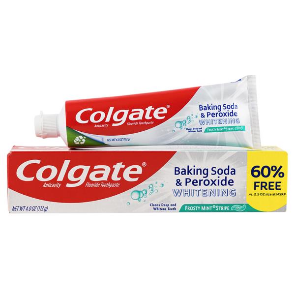 COLGATE BAKING SODA AND PEROXIDE TOOTHPASTE