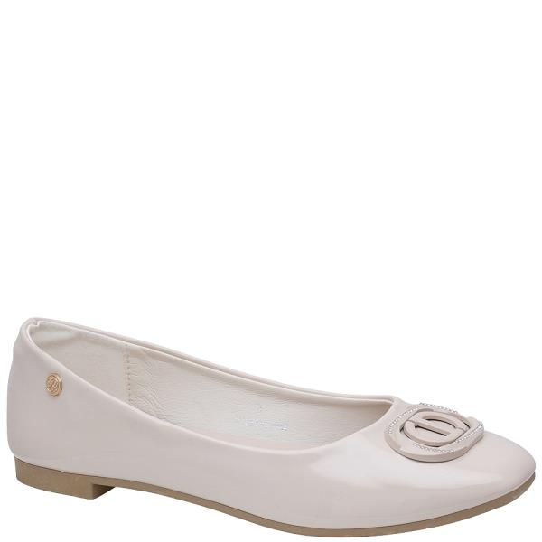 ETA-7DAYS BALLERINA FLAT W EMBELLISHED LOGO