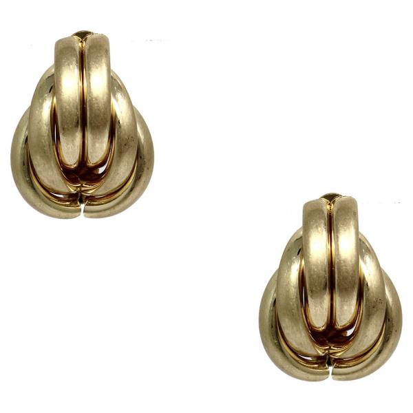 PIPE MULTI LINE TWISTED POST EARRING