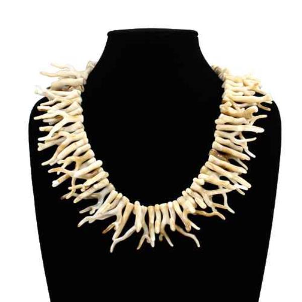 SEALIFE CORAL STATEMENT NECKLACE