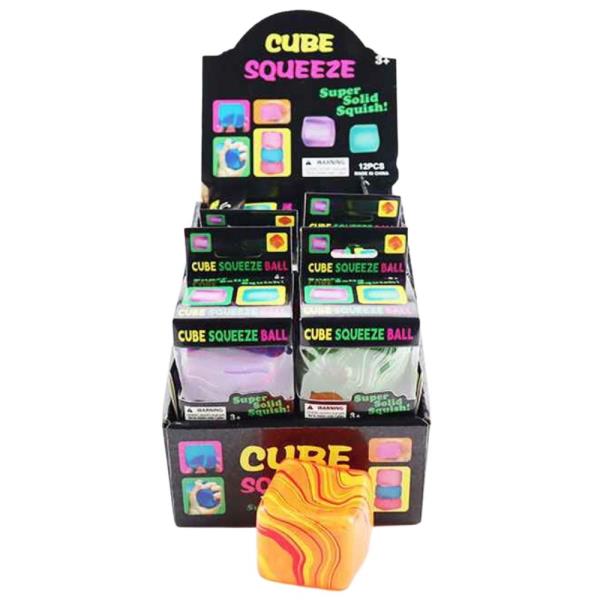 SWIRL CUBE SQUEEZE SQUISHY TOY