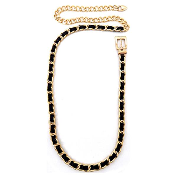 BLACK CHAIN BELT