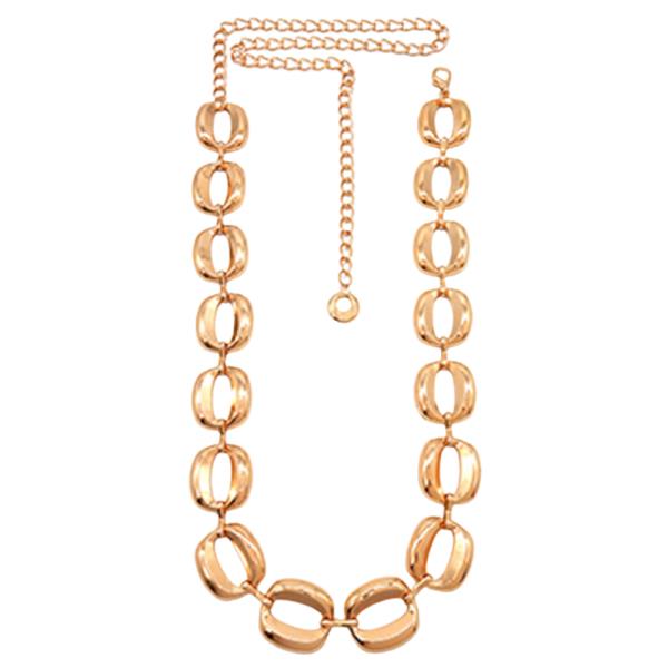 METAL OVAL CHAIN BELT