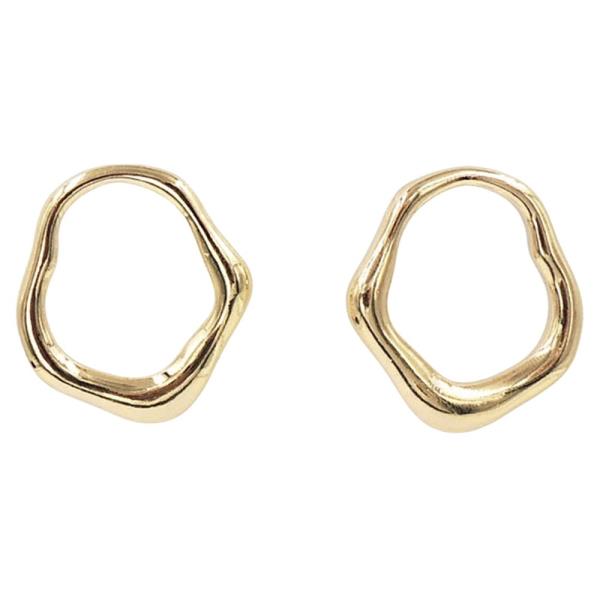 CIRCLE POST EARRING