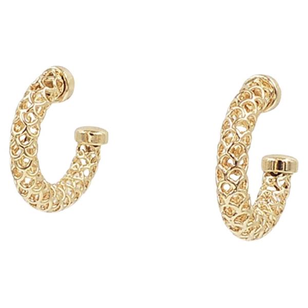 PATTEN HOOP EARRING