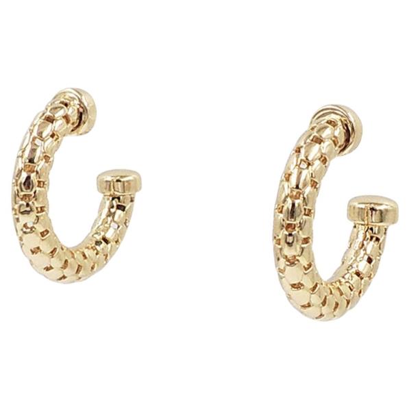 MESH HOOP EARRING