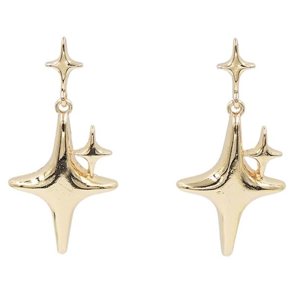 STAR CROSS DANLE EARRING