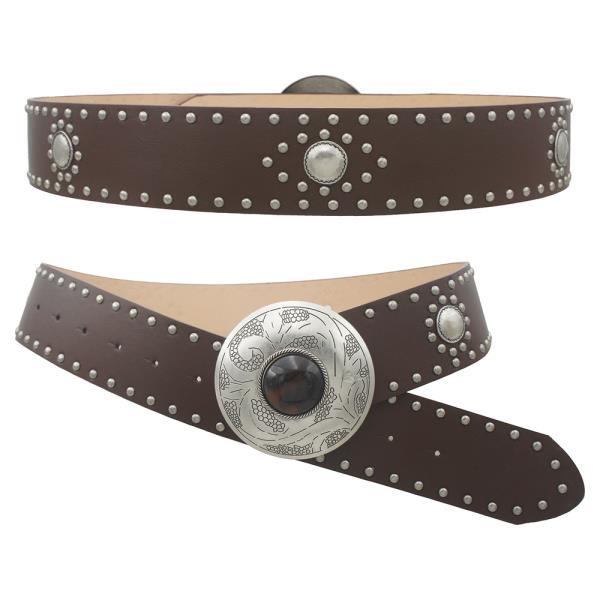 BOHEMIAN CAB STONE EMBELLISHED LOW HIP BELT