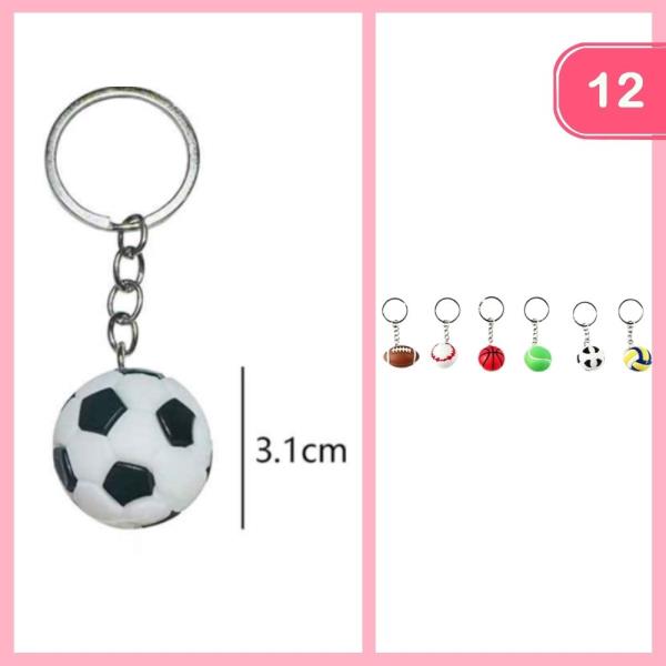 SOCCER BALL KEYCHAIN (12 UNITS)