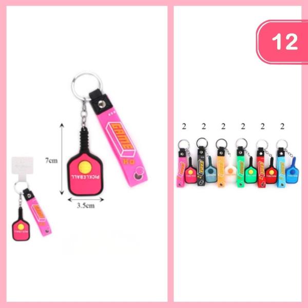 PICKLEBALL KEYCHAIN (12 UNITS)