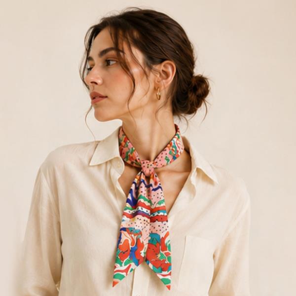 ORIENTAL SKINNY SCARF