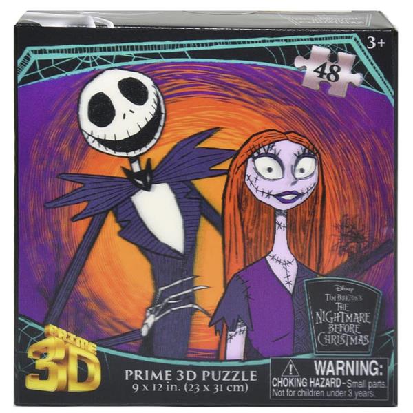 NIGHTMARE BEFORE CHRISTMAS 48PC PRIME 3D PUZZLE