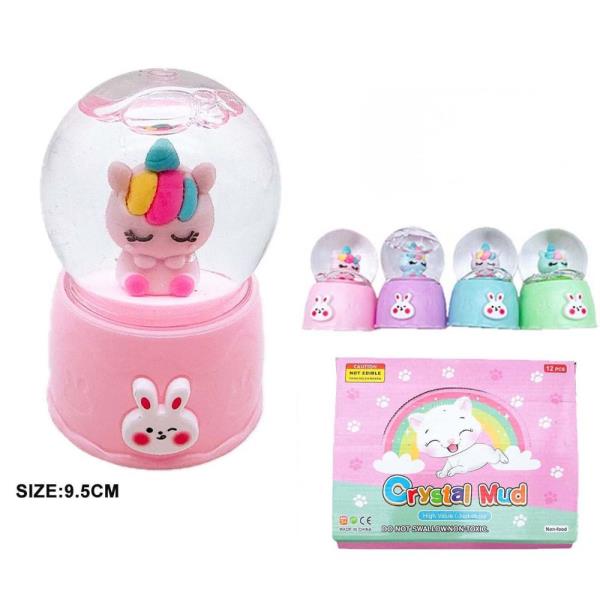 CRYSTAL MUD SNOW GLOBE (12 UNITS)