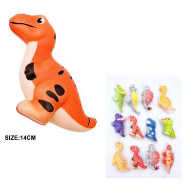 DINOSAUR SQUISHY SQUEEZE TOY (12 UNITS)