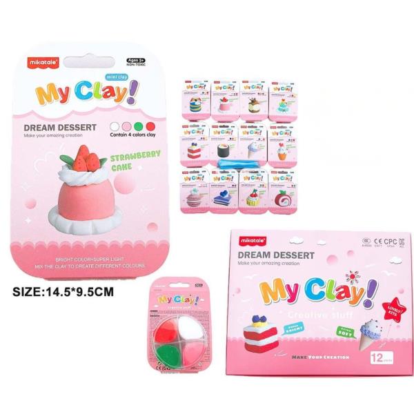 MINI MY CLAY  DREAM DESSERT (12 UNITS)