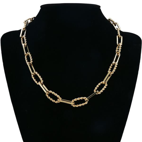 STAINLESS STEEL INFINITY CHAIN NECKALCE