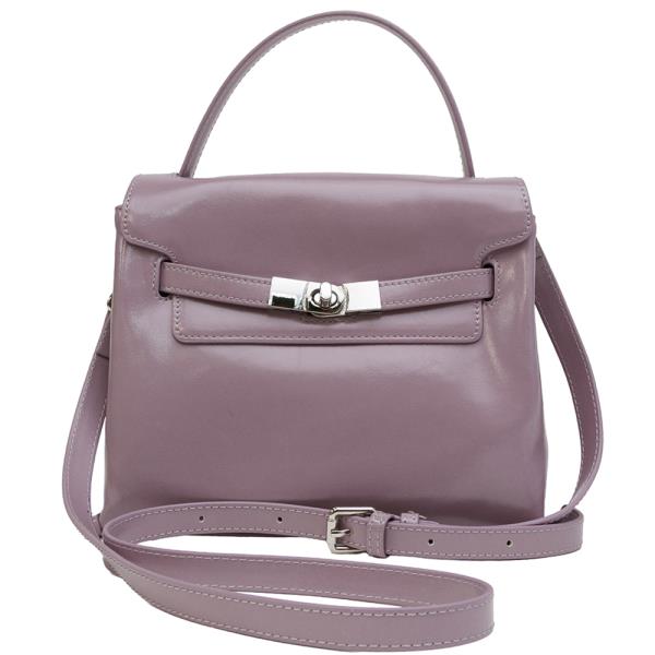 PLAIN TURN LOCK BACK FLAP BAG