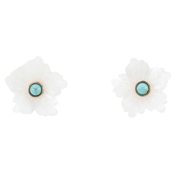 FLOWER POST EARRING