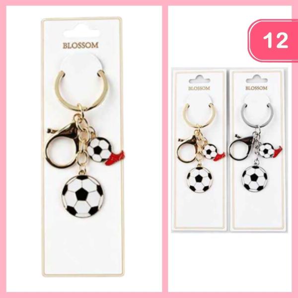 SOCCER BALL KEYCHAIN (12 UNITS)