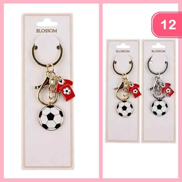SOCCER BALL JERSEY KEYCHAIN (12 UNITS)