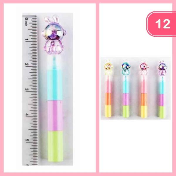BUNNY TOPPER MULTI COLOR MARKER (12 UNITS)