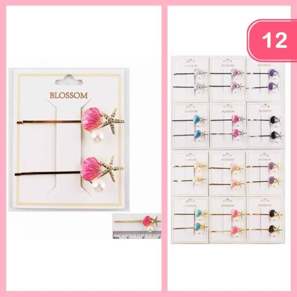 SEALIFE HAIR BOBBY PIN (12 UNITS)
