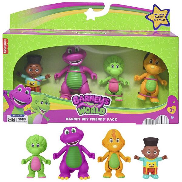 BARNEY 4PC FIGURES PACK SET