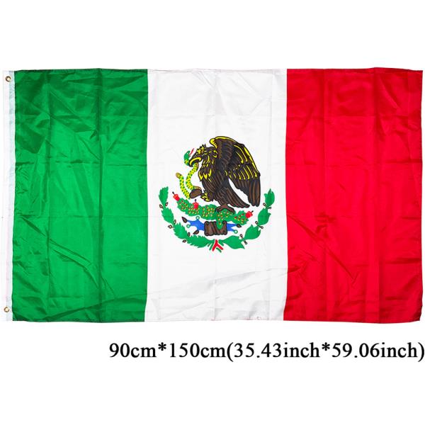 BIG MEXICAN FLAG SCARF