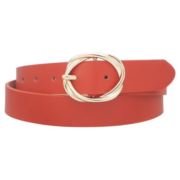 OVAL LOOP KNOT BUCKLE BELT