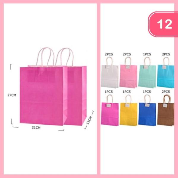 PAPER GIFT BAG (12 UNITS)