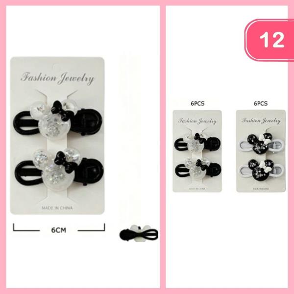 CUTE HAIR CLIP (12 UNITS)