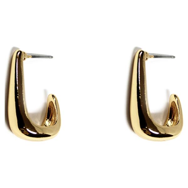 METAL OPEN HOOP EARRING