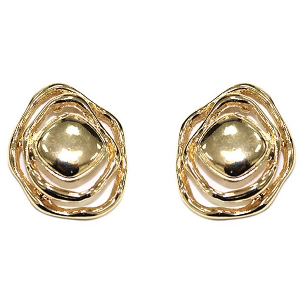 METAL STUD EARRING