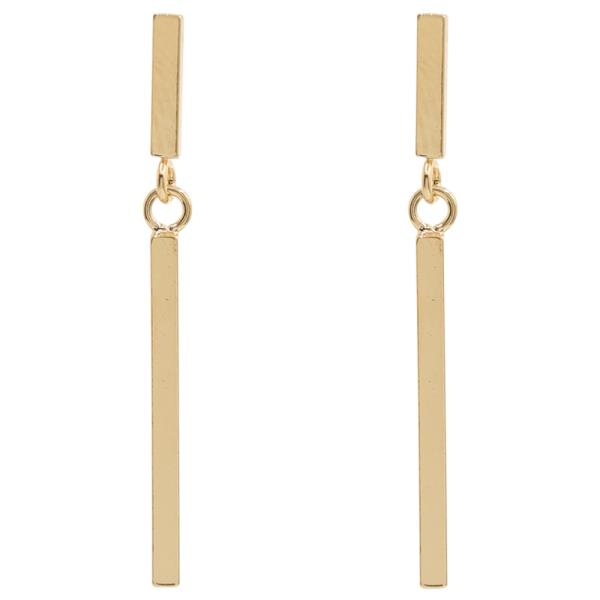 14K GOLD DIPPED PLATED DROP DANGLE EARRING