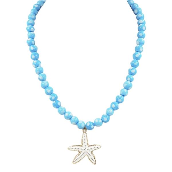 POLKA DOT STARFISH PDT NECKLACE